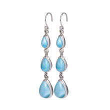 Load image into Gallery viewer, Larimar Earrings