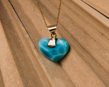 Load image into Gallery viewer, 14K LARIMAR GOLD