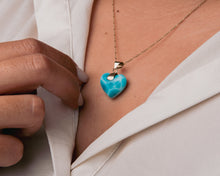 Load image into Gallery viewer, 14K LARIMAR GOLD