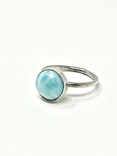 Load image into Gallery viewer, Larimar Round Ring
