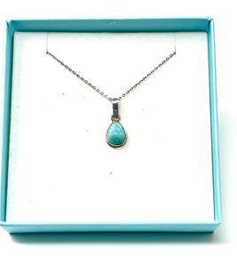 Larimar Necklace Mini