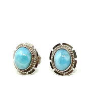 Load image into Gallery viewer, Vintage Larimar Earring
