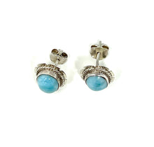 Load image into Gallery viewer, Vintage Larimar Earring
