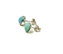 Load image into Gallery viewer, OVAL LARIMAR EARRING
