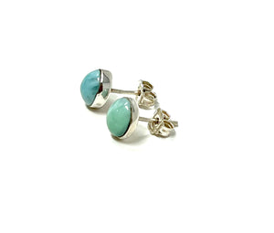 OVAL LARIMAR EARRING