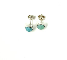 Load image into Gallery viewer, OVAL LARIMAR EARRING
