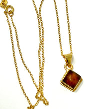 Load image into Gallery viewer, AMBER SQUARE MINI PENDANT
