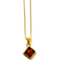 Load image into Gallery viewer, AMBER SQUARE MINI PENDANT
