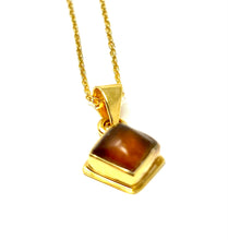 Load image into Gallery viewer, AMBER SQUARE MINI PENDANT
