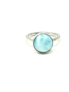 Larimar Round Ring