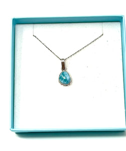 Larimar Mini Necklace