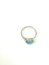 Load image into Gallery viewer, Larimar Heart Minimalist Ring
