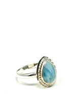 Load image into Gallery viewer, Larimar Vintage Pear Ring
