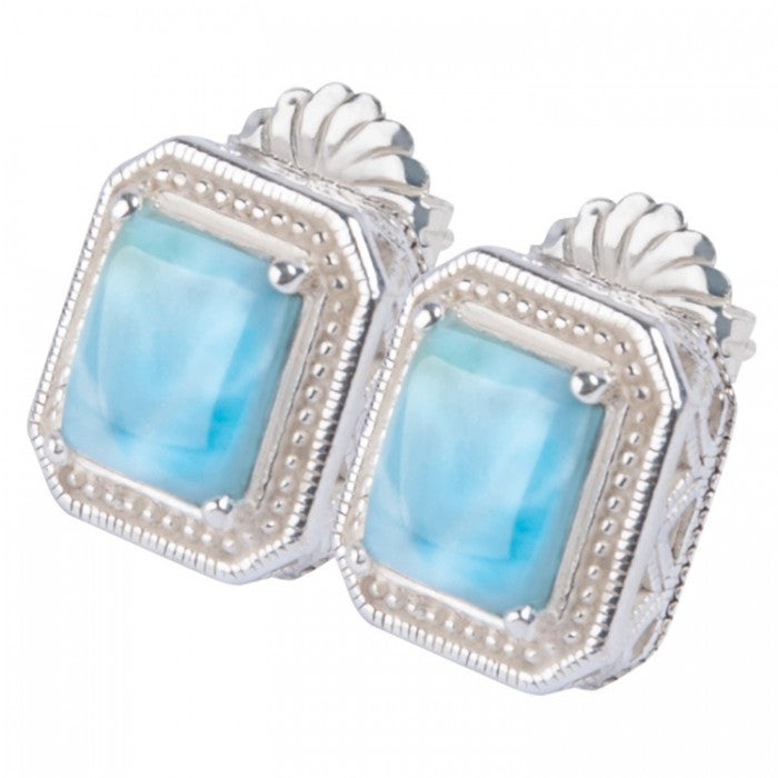 Larimar Earrings