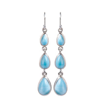 Load image into Gallery viewer, Larimar Earrings
