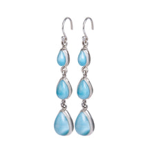 Load image into Gallery viewer, Larimar Earrings
