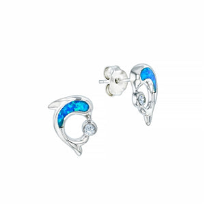 Blue Opal  Earrings