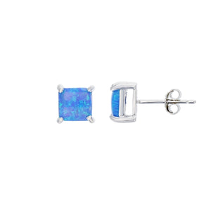 Blue Opal  Earring