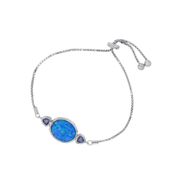 Opal & Tanzanite Bracelet